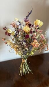 dried flower arrangement