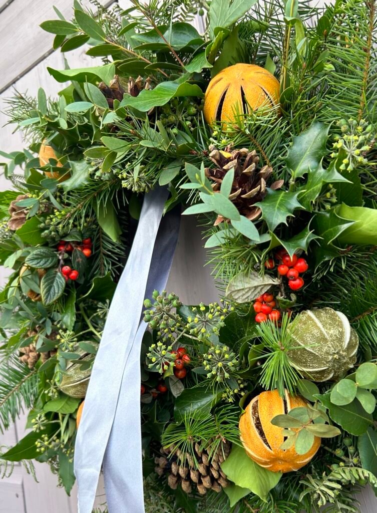 Christmas Wreath Making Workshop at the Custom Coffee Co., Paignton