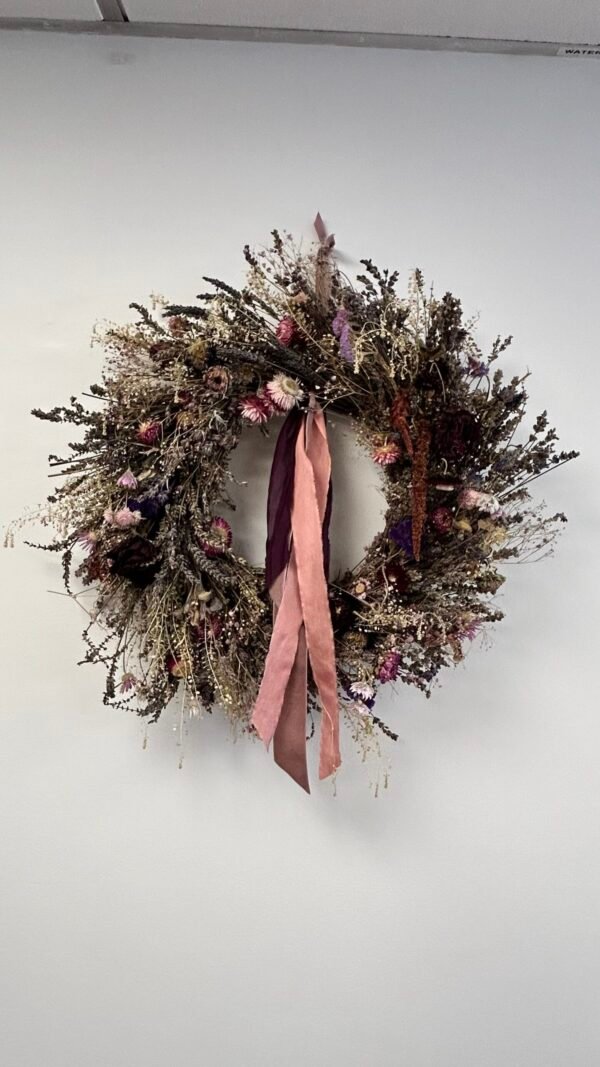 Dried Flower Wreath - Lavender