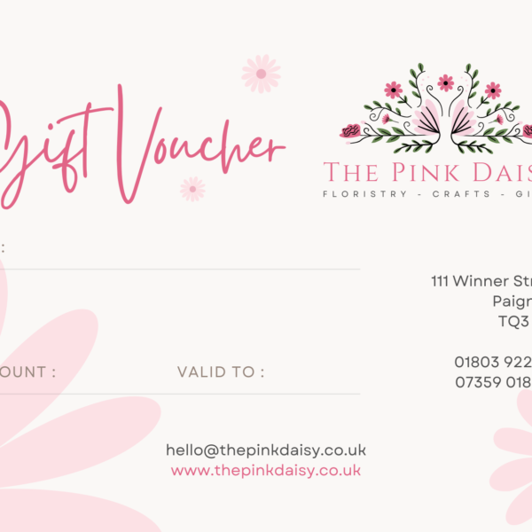 The Pink Daisy Gift Voucher